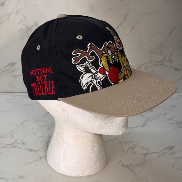 Vintage Warner Bros. Looney Tunes Hat Nothing But Trouble 1998 - Picture 9 of 10